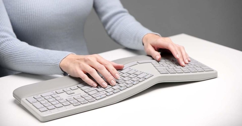 Office keyboard for productivity and typing comfort