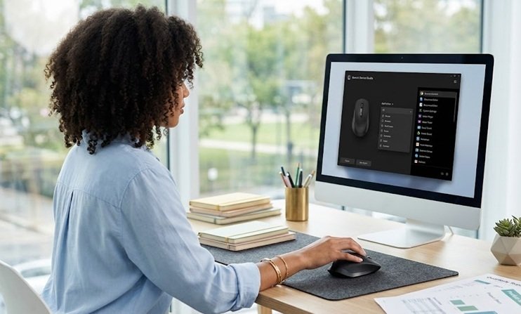 Office mouse for precision, comfort and workplace productivity