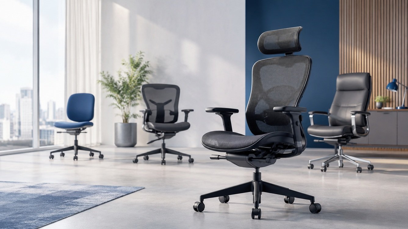 Ergonomic office chair for workplace comfort and posture support